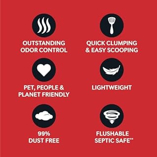 World's Best CAT Litter Multiple Cat Unscented, 32-Pounds - Natural Ingredients, Quick Clumping, Flushable, 99% Dust Free & Made in USA - Long-Lasting Odor Control & Easy Scooping