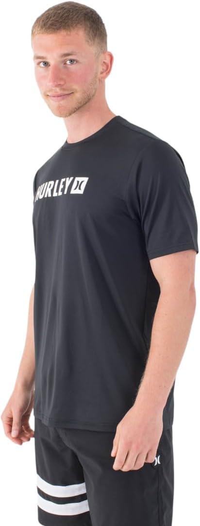 Hurley Hybrid SS Surf Shirt - Black