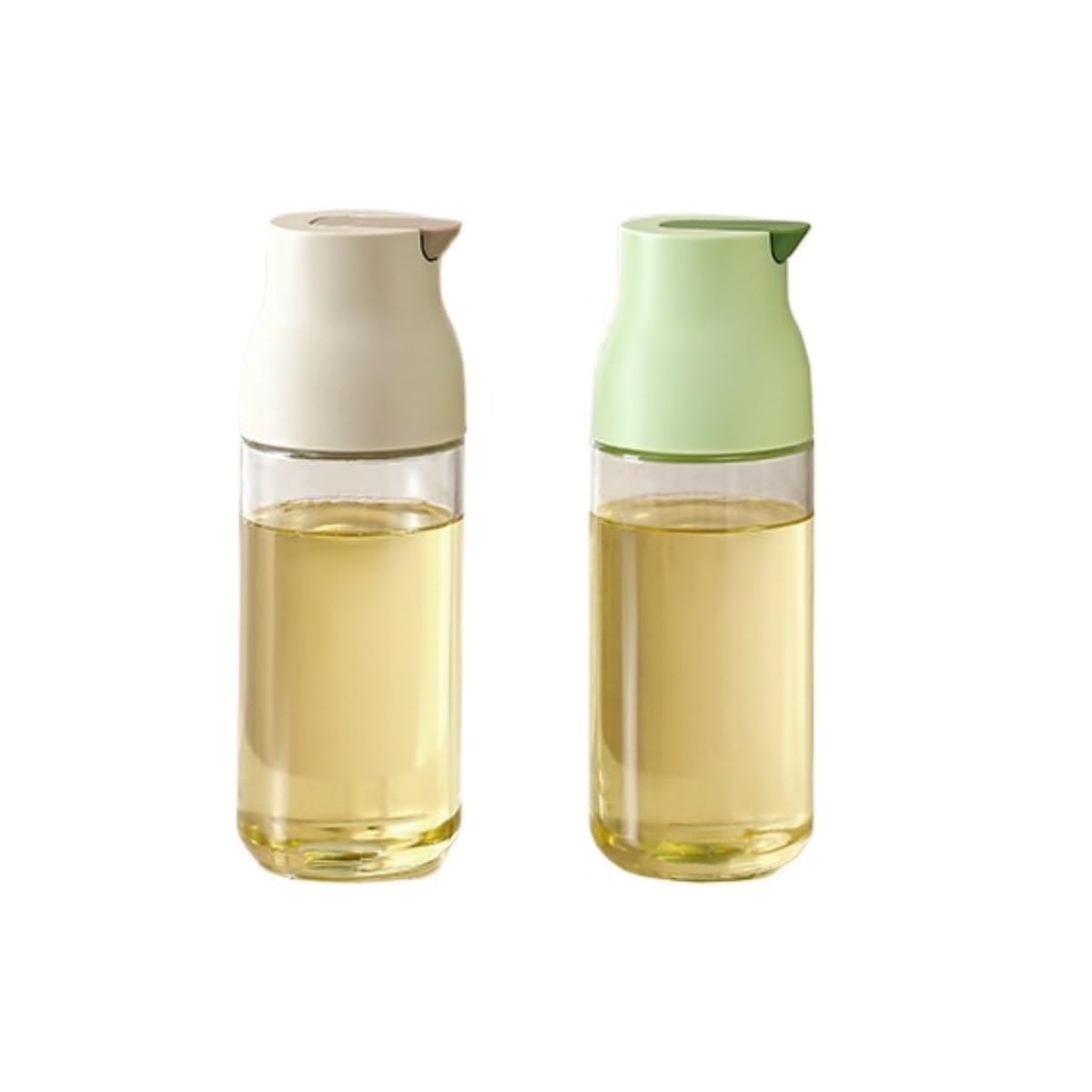 Dispenser per Salsa di Soia Set Da 2 Pezzi Di Bottiglie Di Vetro For Condimento Di Aceto E Salsa Di Soia Senza Olio Contenitore Dell'olio
