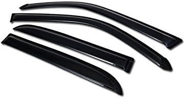 for 2004-2006 Toyota Tundra Double Cab - Sun/RAIN/Wind Guard Smoke Vent Shade Deflector Window Visor 4PCs