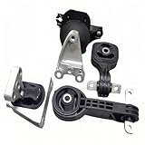 Yllhaoyuan Engine Mount Set of 4 Compatible with 2006-2011 Civic 1.8L - Replaces A4546 A4530 A4534 A4543 - Transmission Mount Kit