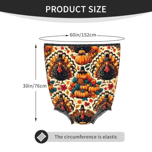 Granny Culotte surdimensionnée Turquie Citrouille Amusante