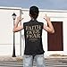 Weetiotio Faith Over Fear Boys Tank Tops Kids Christian Graphic Sleeveless Undershirts Boy Muscle Shirts Acid Wash Tanktops(Black,140)