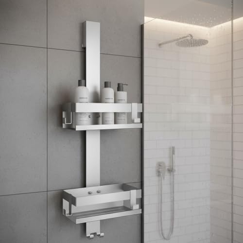 Melko Duschablage zum Hängen Edelstahl Duschregal ohne Bohren Duschkorb |...