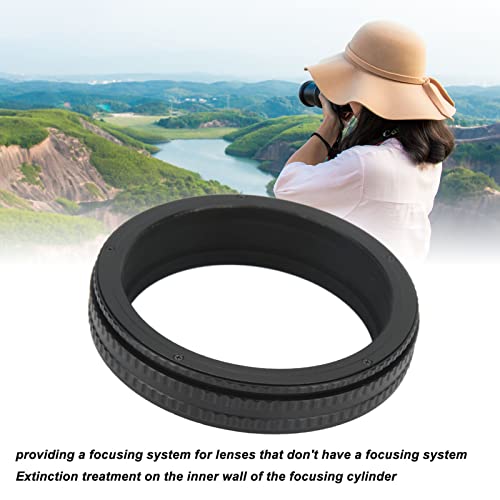 Focusing Tube, Aluminum Alloy Extinction Treatment M77 M77 Focusing Helicoid Adapter For Digital Camera #TOP3