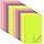 (15 Pads) Lined Sticky Notes 4x6 in Post, 7 Bright Colors with Lines Self-Stick Note Pad it, Strong Adhesive, Big Rectangular Sticky Pads for Office, Home, School, Meeting