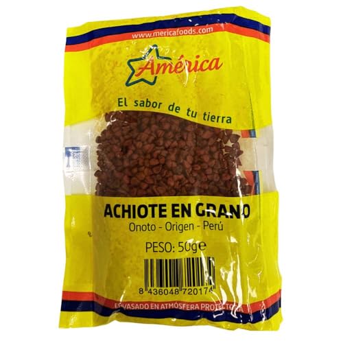 Mándalo Market Achiote en Grano, 50g, Condimento Tradicional Onoto, Granulado