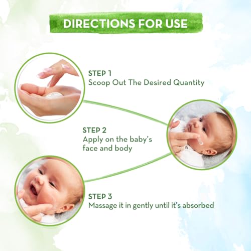 Image of Mamaearth Baby Rich Moisturizing Cream With Almond Oil & Shea Butter For Dry Skin | For Face & Body | 24-Hour Moisturization | Nourishes & Softens Skin | 200 g