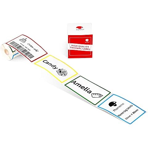 Phomemo Etiqueta Autoadhesiva Multiusos para Impresora de Etiquetas M110/M200 Cover