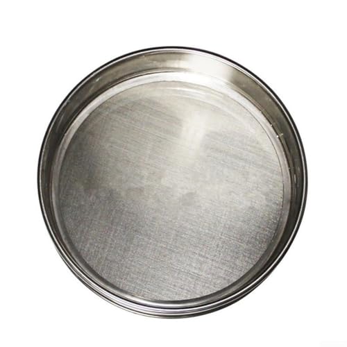Generic - Stainless Steel Lab Test Sieve 10-100 Mesh 20cm Diameter with Chrome - Plated Frame for Pharmaceutical Food and Compound Screening(50 Mesh)