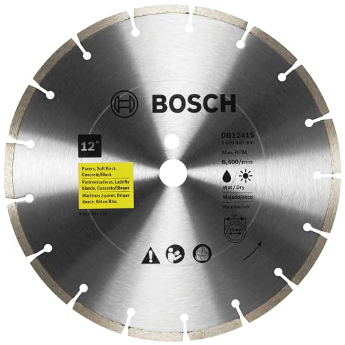 BOSCH DB1241S 12-Inch Segmented Rim Diamond Blade BOSCH DB1241S 12-Inch Segmented Rim Diamond Blade