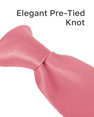 Image of boxed-gifts Clip on Ties for Men - Premium Black Solid Color Clip on Tie