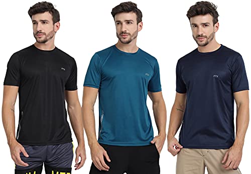 Image of FTX Men's Solid Regular Fit T-Shirt