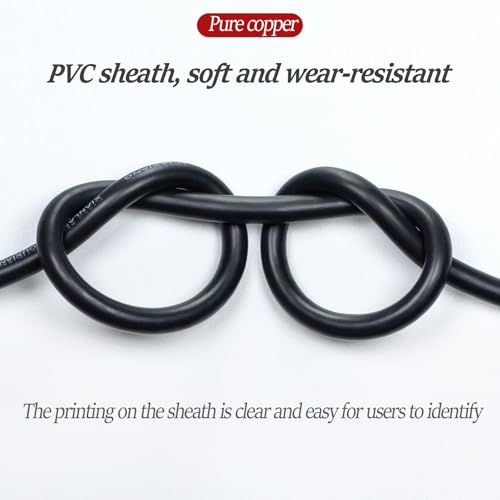 Câble audio blindé 20 AWG en cuivre sans oxygène de 10m