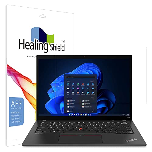 Healingshield XLV[tیtB Screen Protector Oleophobic AFP Clear Film Compatible with LENOVO ThinkPad T14s Gen 3