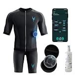 Antelope Tuta EMS da Uomo Taglia L/M Evolution, Dispositivo EMS allenamenti efficaci di Tutto Il Corpo, per casa o Lo Studio, Supporta Perdita di Peso e Costruzione Muscolare, T-Shirt e Shorts EMS
