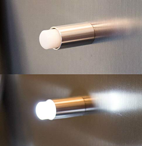 Bullseye Office LED Magnets, Strong, Stylish, Light-up Magnet for Whiteboards, Lockers, Refrigerators, Dorm Rooms and More. Pack of 4