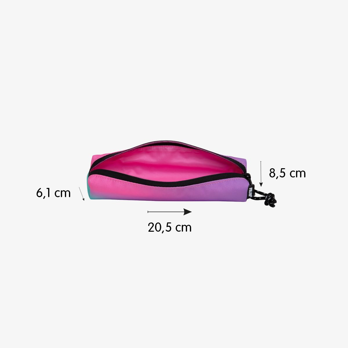 MILAN® Mini Sunset Pencil Case, Pink, 20.5 x 4.5 x 5 cm - Image 3