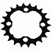 SHIMANO Deore 10-Speed FC-M590-10 Chainring 24T-AE (Black) - Y1LV24000