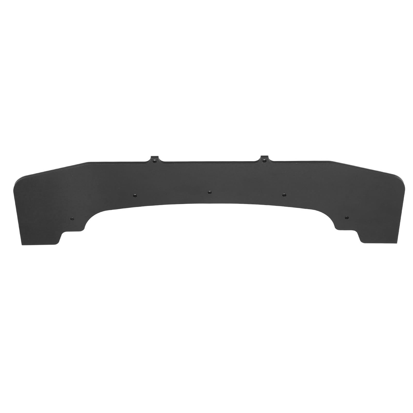 plplaaoo RC przedni zderzak ze stopu aluminium, wytrzymały, nierdzewny, odporny na uderzenia, przedni rozdzielacz do samochodów RC serii 1/7 1/8, długość 310 mm (czarny)