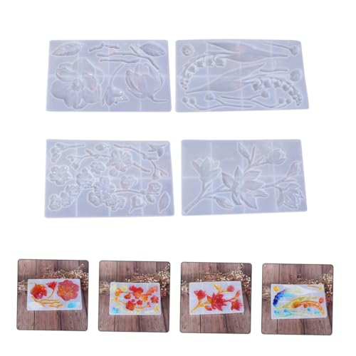 Moules en silicone pour résine époxy haute précision fleur solide - 6