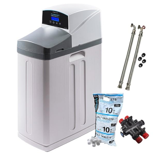 Monarch SE-11 Plumbsoft Electric Water Softener + 22mm Maxflow Hoses + 10KG Salt
