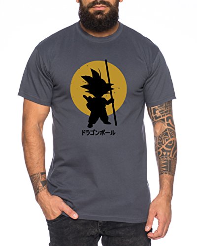 WhyKiki Goku Sun Son One Dragon Master Son Ball Gym Vegeta Roshi Piece Golds Camiseta de Hombre, Farbe2:Marengo;Größe2:M Cover