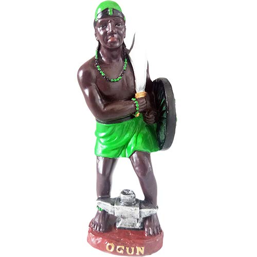 Estatua Orisha Ogun Santo Orisha 13 cm miniatura 2