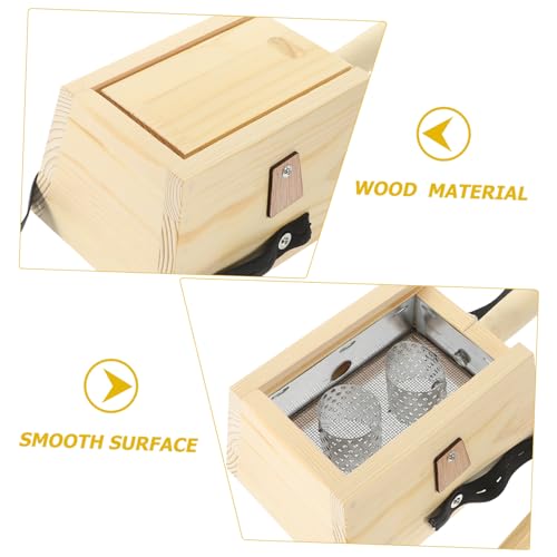 Caja portátil para moxibustión de madera, resistente a altas temperaturas, para cuidado corporal en espalda, cuello y abdomen, herramienta práctica para masaje en el hogar miniatura 5