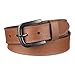 Dickies Men's Dickies Mens 1 1/2 In. Leather Belt With Two Row Stitch, tan, 38