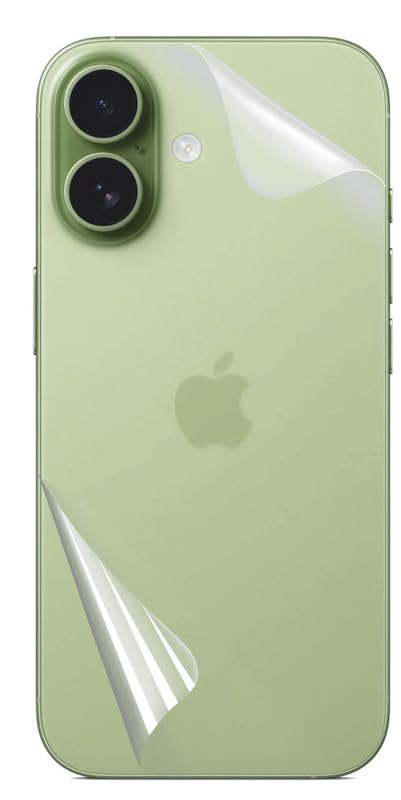 Glaxx Back Protector Screen Guard for iPhone 17, [Not Glass] Self Healing Unbreakable Hydrogel Soft Film Anti-Scratch with Easy Installation Kit – Transparent