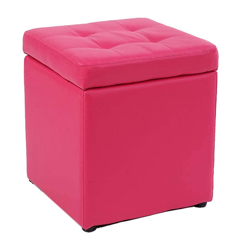 Repose-pieds ottoman avec charnière et coffre de rangement intégré