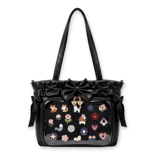 Bolso cruzado Kawaii Ita Bag con lazo y inserto miniatura 7