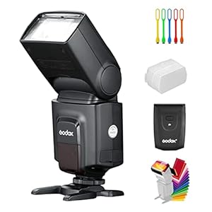 Godox Wireless 433MHz GN33 Camera Flash Speedlite with Built-in Receiver with RT Transmitter Compatible for Canon Nikon…