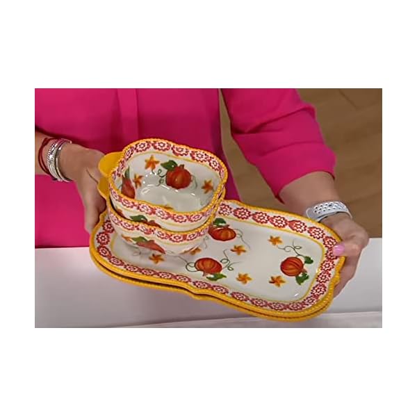 Temptations 4 pc Sculpted Soup & Sandwich Set 2 Bowls & 2 Plates