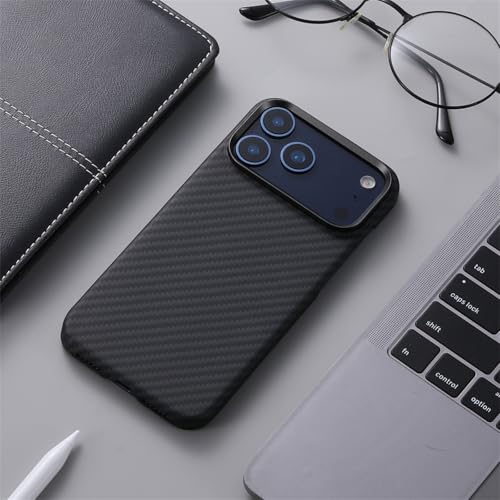 Coque iPhone 17 Pro Max aramide compatible MagSafe avec protection d'objectif