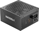 CORSAIR RM1000x Shift (2025) Fuente de Alimentación ATX Totalmente Modular – Interfaz Lateral Modular, 12V-2x6, ATX 3.1 y PCIe 5.1, Condensadores de 105°C, Cybenetics Gold – Negro
