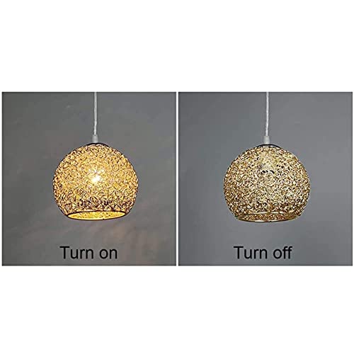 Plafonnier éclairage suspendu E27 et lustre suspension réglable en aluminium - 4