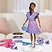 Play-Doh Barbie Fashionista Ruffles Set, Make Doll Clothes with Modeling Compound & 10 Fashion Accessories, Arts & Crafts for Girls & Boys 5+