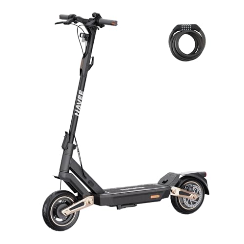 NAVEE ST3 Pro D E-Scooter TÜV-geprüft: Klappbarer Erwachsene Elektroroller 75km | Vierfachaufhängung-Federungssystem | 3-Fach Bremssystem, App-Steuerung & LED | mit Kabelschloss, IPX5
