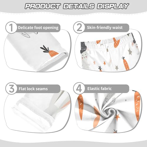 Toddler Girls Leggings Printed Yoga Pants Leggings Radish Rabbit for Kids3