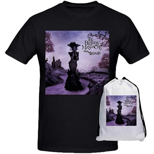 The Birthday Massacre Pins Owl Tee Shirt for Men Black S