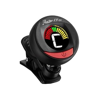 COMETX Accordeur de guitare LT-21 Mini accordeur numérique à clip double couleur rétroéclairé LCD pour guitare, basse, violon, ukulélé chromatique - Les Beatles, Paul McCartney, John Lennon, RIngo Starr, George Harrison