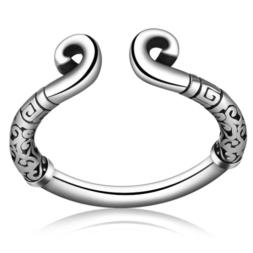 SXOVO Anillo Pene Acero Inoxidable Cock Ring 5 Tamaños Anillos Glande para una Mayor Estimulación Sexual Anillo de Retraso Sexual Restricción de Castidad Jugetes Sexuales para Pene Hombres (2,8 cm)
