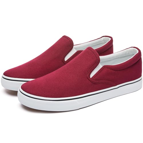Image of yageyan Mens Slip on Sneakers Loafers Shoes Canvas Casual Fashion Shoes