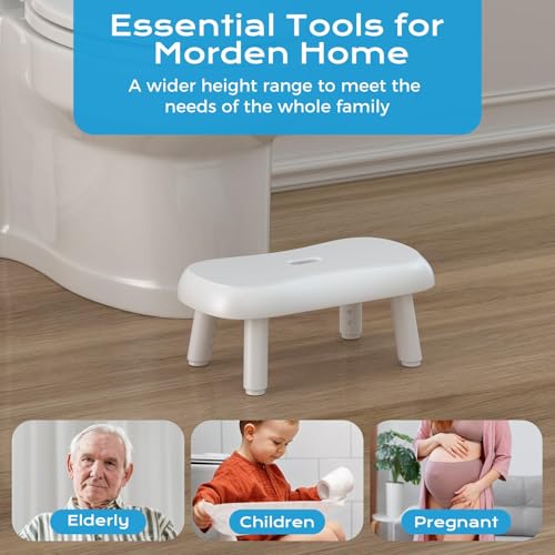 PENDEJATO Squatting Toilet Stool - Non Slip Toilet Poop Stool Squat for Adults/Kids/Elderly/Pregnant - 6" to 9" Adjustable Heights - Thicked Manganese Steel Feet - Improve Bathroom Posture and Comfort - Image 8