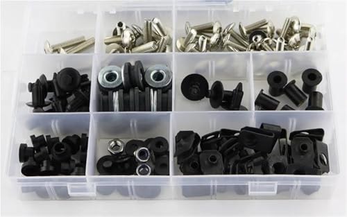 Vis carénage R6 1999-2002 kit boulons moto silver pour sorties piste