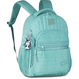 Mochila Rebecca Bombom, Clio, com Chaveiro, 44 cm, Cores Sortidas