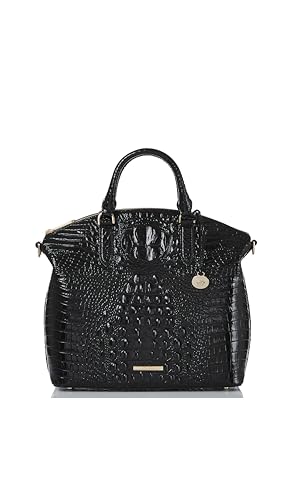 BRAHMIN Large Duxbury Satchel - Black Melbourne