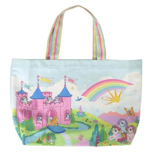 Image of Loungefly Hasbro My Little Pony Canvas Tote Bag
